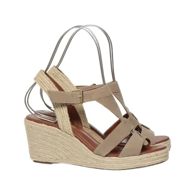 Wedges (Beige, Brown) from Bocage Leather