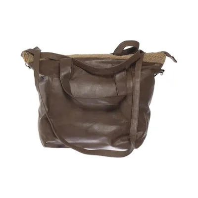 Handväska (Brun, Beige)