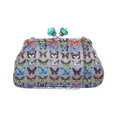 Sac pochette (Gris, Multicolore) de Paparazzi