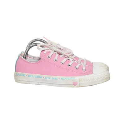 Canvas shoes (Pink, White) from Converse Leather