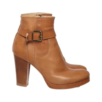 Heeled boots (Brown) from A Pair