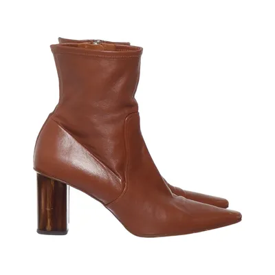 Heeled boots (Brown) from Uterqüe
