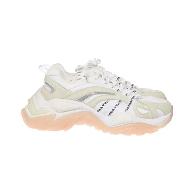 Trainers (White) from Fila Polyurethane
