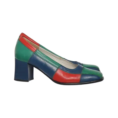 Hoge hakken (Blauw, Groen, Rood) van Gabor Leer