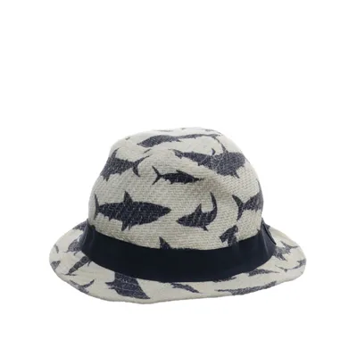 Fedora hoed (Beige, Blauw) van H&M
