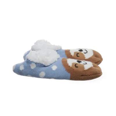 Tofflor (Blå, Vit, Brun) från Funny Slippers Akryl, Elastan, Polyester