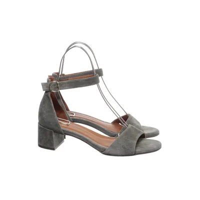 High heel sandals (Gray) from Billi Bi Suede