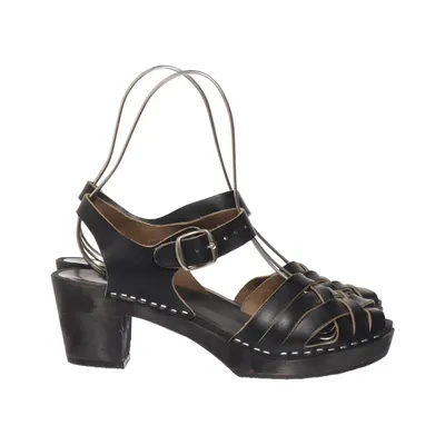 Clogs (Black) from Swedish Clogs Leather