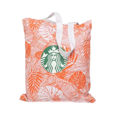 Canvas bag (Tote Cotton Palms) from Starbucks Cotton