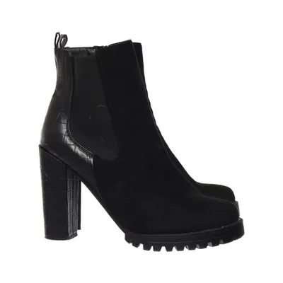 Heeled boots (Black) from Krush