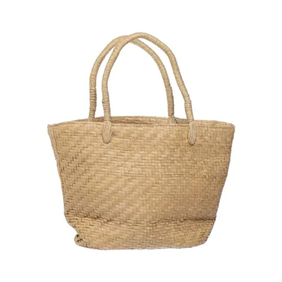Strandtaske (Straw Mini Bag) fra Weekday Bomuld