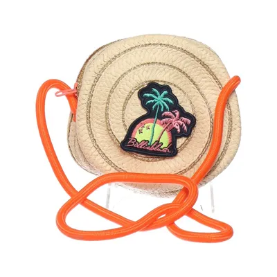 Sac à bandoulière (Beige, Orange, Multicolore) de Billieblush Coton, Fibre métallique, Polyester