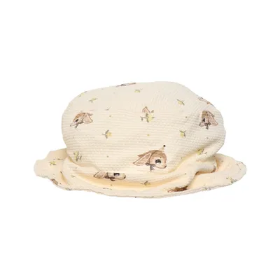 Buckethatt (Beige, Flerfärgad) från Geggamoja x Mrs Mighetto Elastan, Polyamid