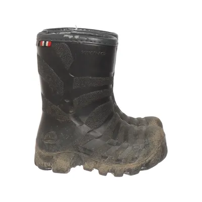 Rubber boots (Black) from Viking Polyester, Wool