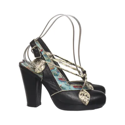 Escarpins (Noir, Beige, Multicolore) de Miss L-Fire Cuir