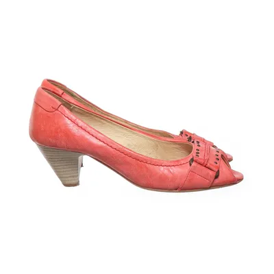 High heels (Red) from Cypres Leather