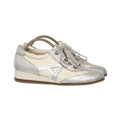 Sneakers (Silver, White) from Lodi Leather