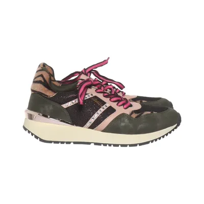 Sneakers (Green, Pink, Multicolored) from La Strada Leather