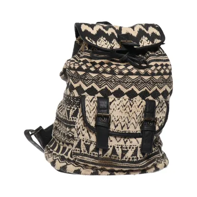 Backpack (Black, Beige) from Claire's Cotton