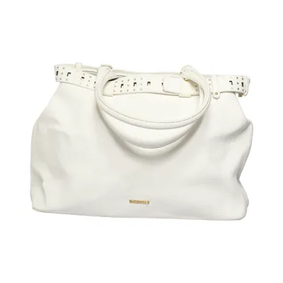 Handbag (White) from Emily & Noah Polyester, Polyurethane