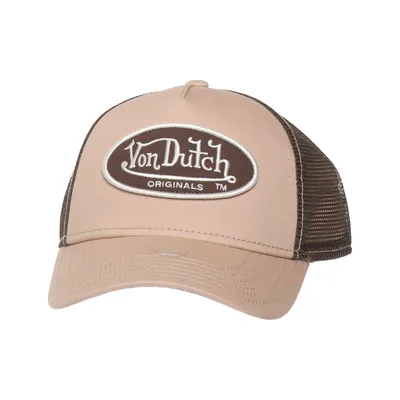 Casquette de camionneur (Beige, Marron) de Von Dutch Polyester