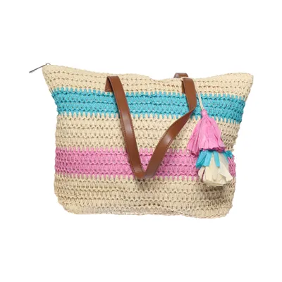 Strandväska (Beige, Blå, Rosa) från Carpisa Polyester, Polyuretan