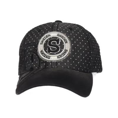 Casquette de baseball (Noir, Blanc) de Robin Ruth Coton