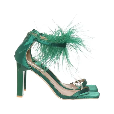 Sandales à talons hauts (Vert) de Miranda