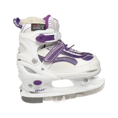 Patins à glace (Blanc, Violet) de Graf