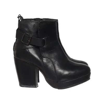 Stiefeletten (Schwarz) von Peperoni Denim Leder