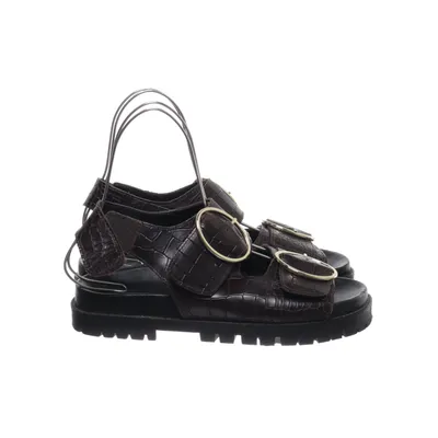 Sandals (Brown, Black) from ASRA Leather