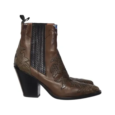 Chelsea boots (Bruin, Zwart, Meerkleurig) van Sartore Leer