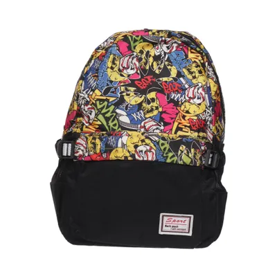Backpack (Black, Multicolored) from Sport