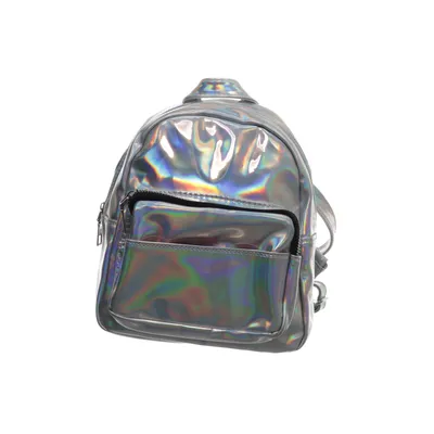 Backpack (Silver, Multicolored)