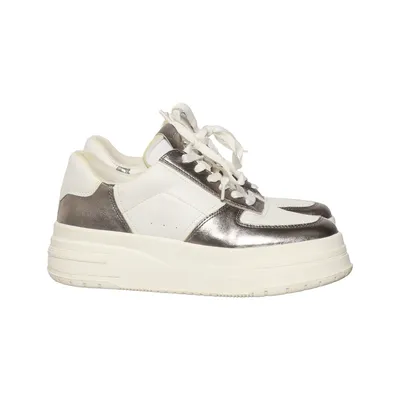 Sneakers (White, Silver) from Tamaris Leather