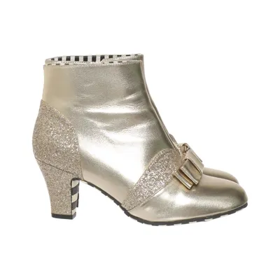 Heeled boots (Gold) from Lola Ramona