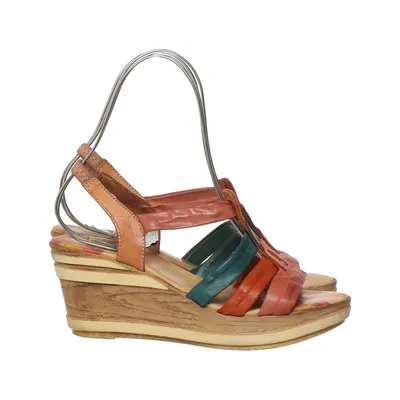 Keilschuhe (Braun, Mehrfarbig) von Charlotte of Sweden Leder