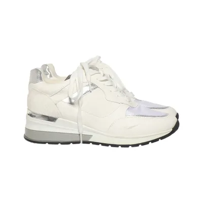 Trainers (White, Silver) from Clara Barson