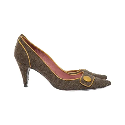 Pumps (Brown, Yellow) from Blueprint Leather