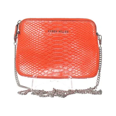 Sac à bandoulière (Orange) de Karen Millen Coton, Polyuréthane