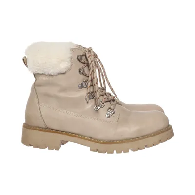 Bottes à lacets (Beige) de Linear of Sweden