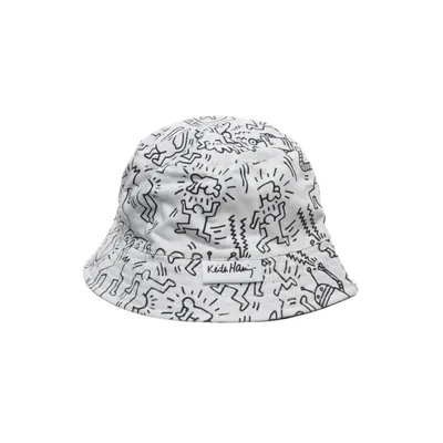 Bucket hat (White, Black) from Keith Haring