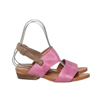 Sandalen (Roze, Bruin) van Miz Mooz Leer