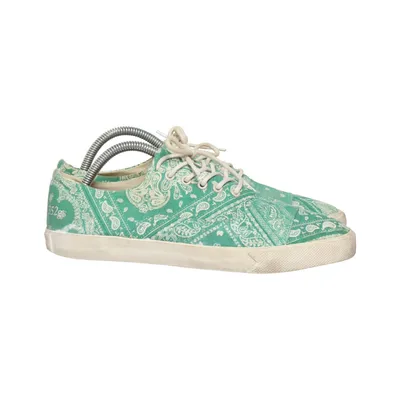 Canvas shoes (Green, White) from Gram Cotton, Polyurethane