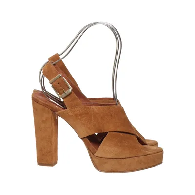 Sandales à talons hauts (Marron) de Clou