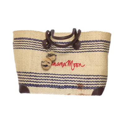 Strandtaske (Beige, Blå, Flerfarvet) fra Banana Moon Polyester, Polyurethan