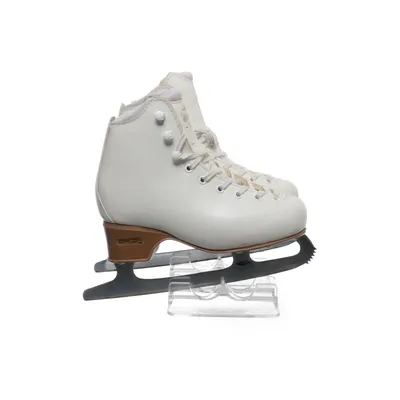 Figure skating skates (White, Brown, Silver) from Edea