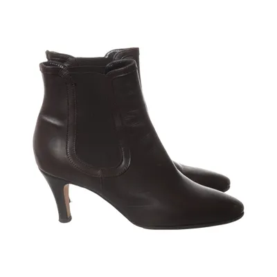 Bottes à talons (Marron) de Riccardo Cartillone Cuir