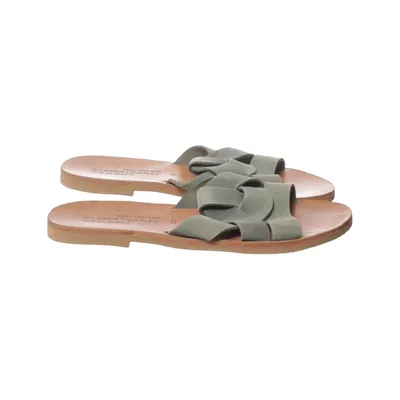 Sandalen (Groen) van Klimatsakis Leer