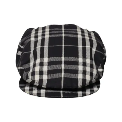 Flat cap (Sort, Hvid, Flerfarvet) fra Burberry